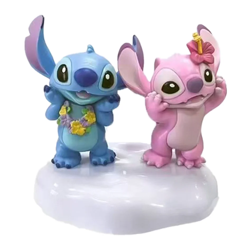 ديزني خياطة عاشق نموذج دمية الملاك تقبيل خياطة تمثال Estatua de exhibiciones de escritorio الديكور ديا دي سان فالين