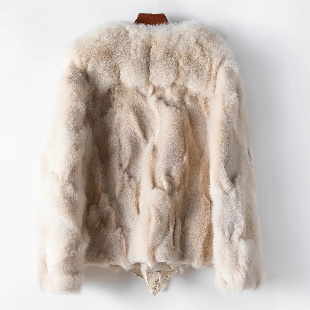 Fur CoatNew Fashionable Fox Fur Patchwork Jacket