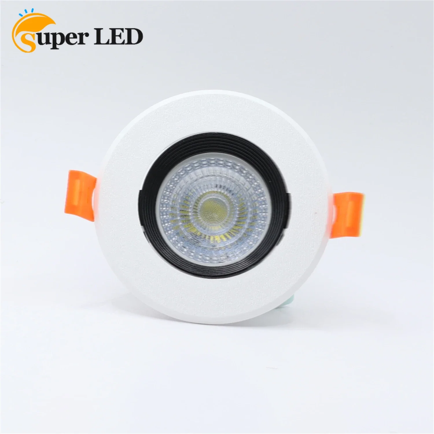 Led Eyeball Plastic 6W Mr16 Gu10 Downlight Behuizing Frame Plafond Downdown Licht Lampu Siling Rond Wit Zwart