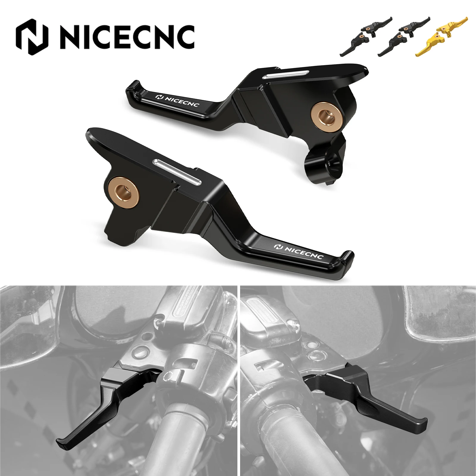 

For 2017-2019 Harley Street Glide FLHX Shorty Brake Clutch Levers Road Glide FLTRX Electra Glide Ultra Limited Road King FLHR