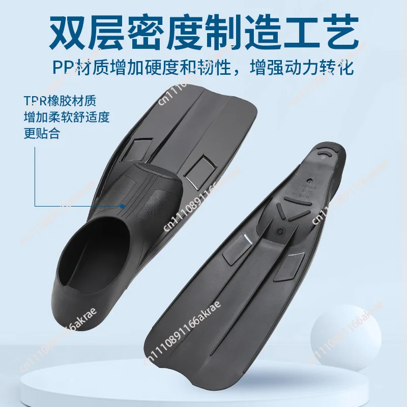 Suitable for beginners snorkeling flippers unisex swimming flippers flexible TPR snorkeling