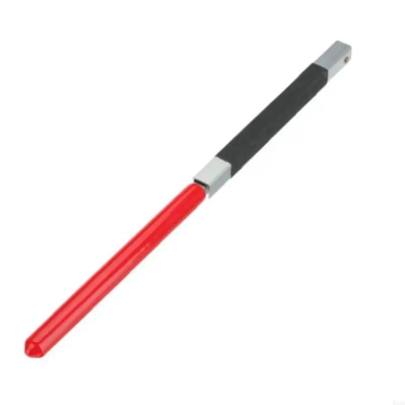 

Q1JB Convenient Manual Plastic Sand Paper Clip Roll Bar Sandpaper Holder Ergonomic Handle Sandpaper Rods Polish Grinding Tool