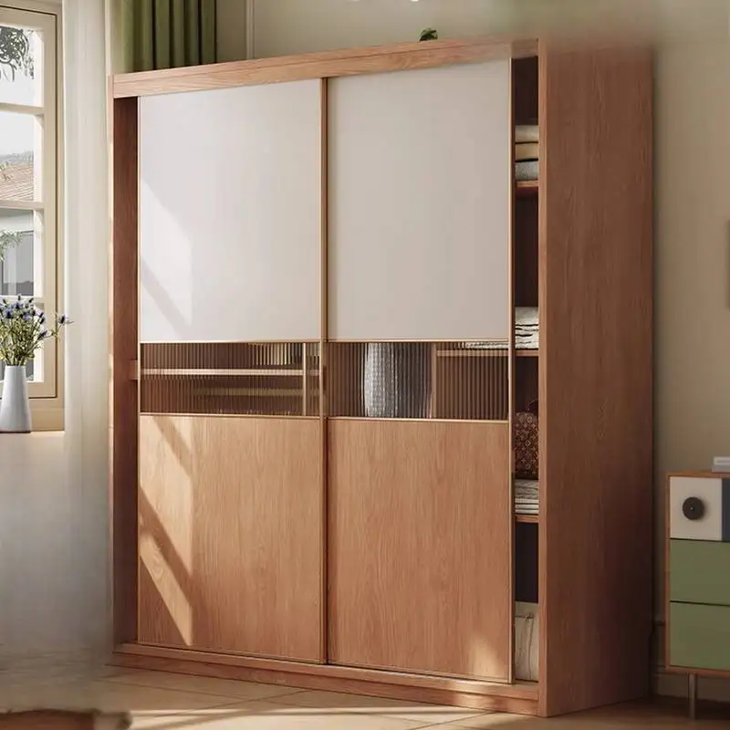 

European Brown Wardrobe Closet Customized Tall White Wooden Wardrobe Closet Adult Space Saving Armadio Guardaroba Wardrobes