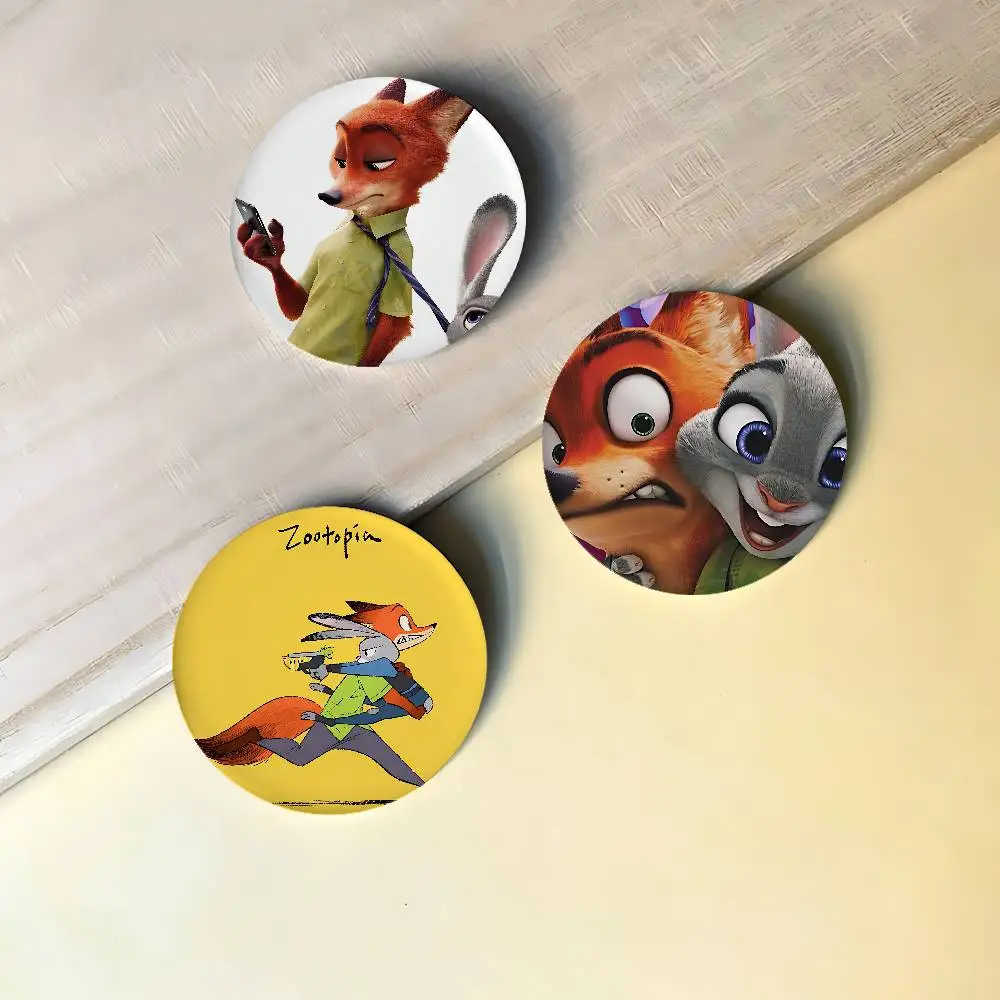 Zenless Zone Zero Badges Peripheral Lapel Pins Tinplate Round Brooch For Shoulder Bag Accessories Souvenir Gifts