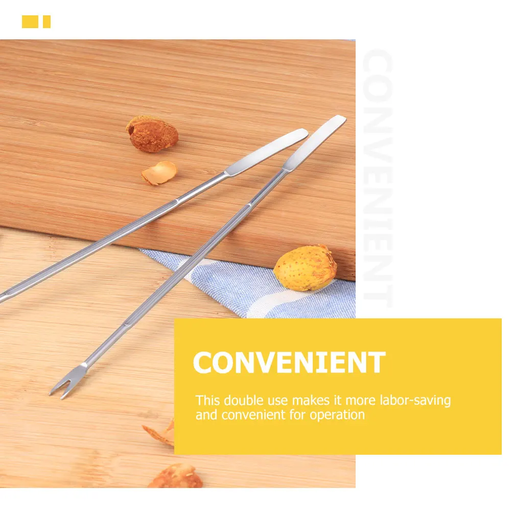 

24pcs Multi-Function Peeling Tool Stainless Steel Crab Dual-Use Kitchen Eating Shrimp Lobster Picker Olive Fork Eating Gadget