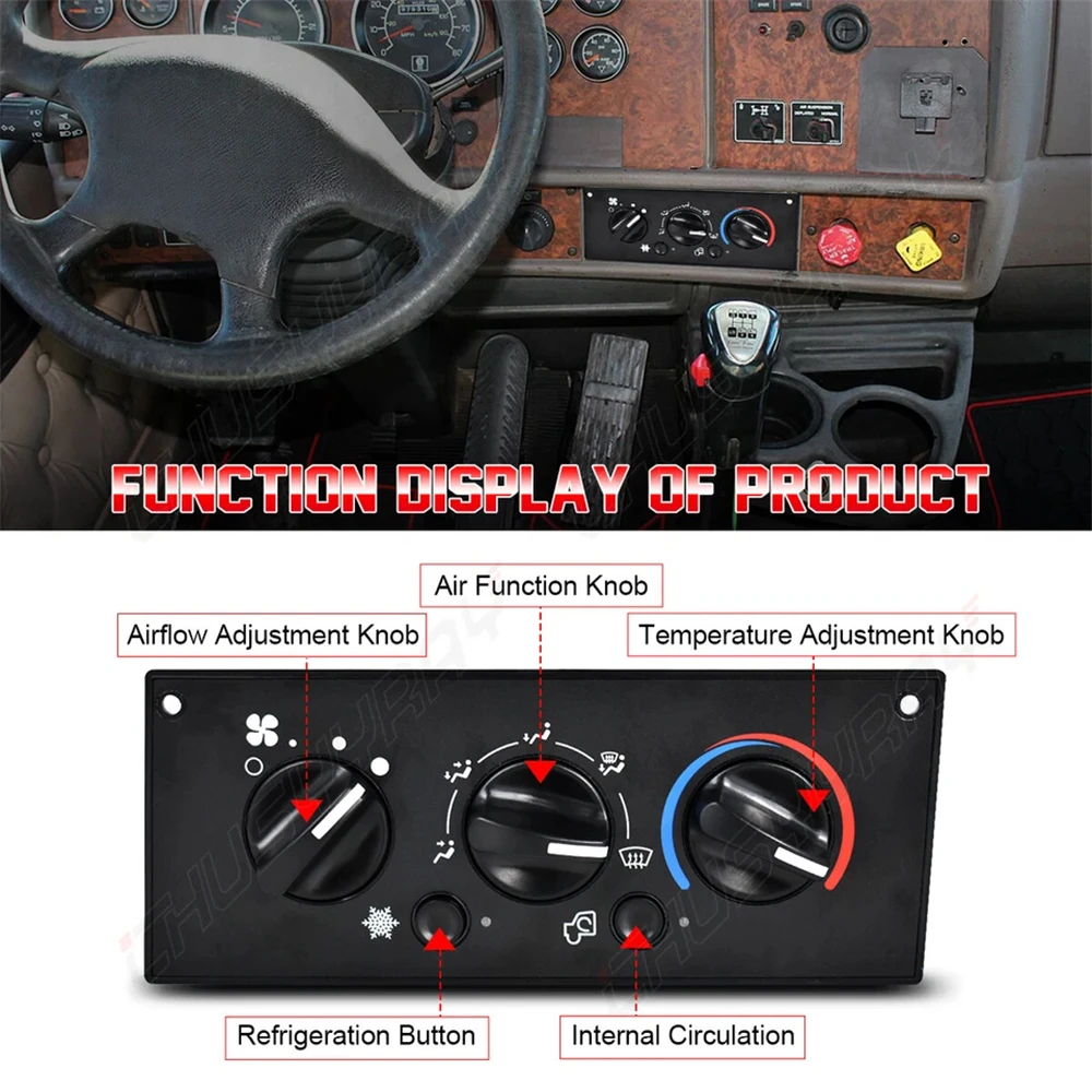 

​Heavy Duty Heater Control Assembly For Kenworth W900 T800 T600A 2002-2006