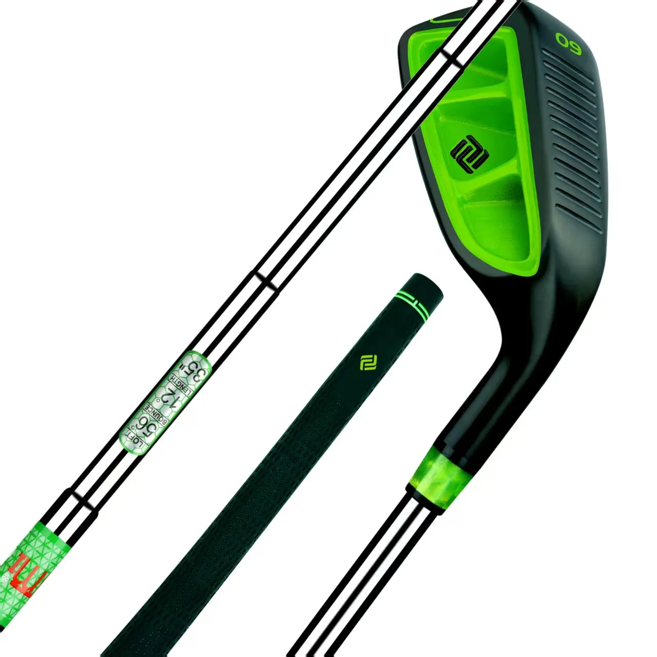 

fumi golf push and cut rod universal golf club golf angle stick green side high throw club 45/55/60 angle available