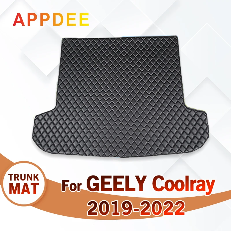 

Коврик в багажник автомобиля для GEELY Coolray 2019 2020 2021 2022, автомобильные аксессуары на заказ, украшение интерьера автомобиля