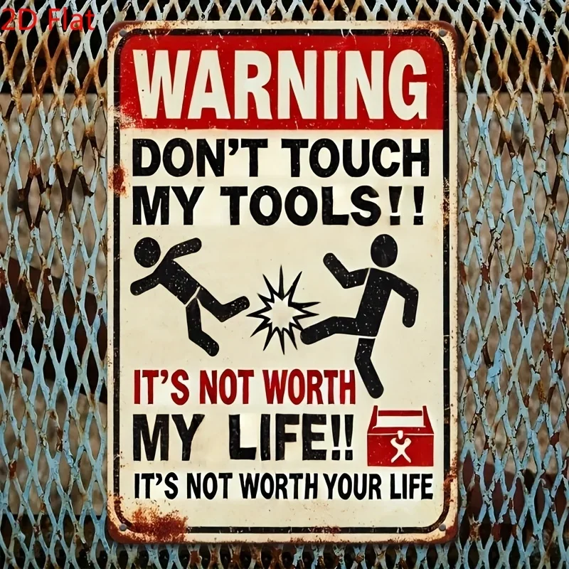 1pc Vintage Metal Iron Sign 