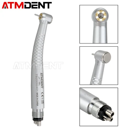 Imagen 2 del producto Herramienta Dental de alta velocidad, 5 luces LED, 5 pulverizadores de agua, 2/4 orificios de turbina de aire, Material Dental