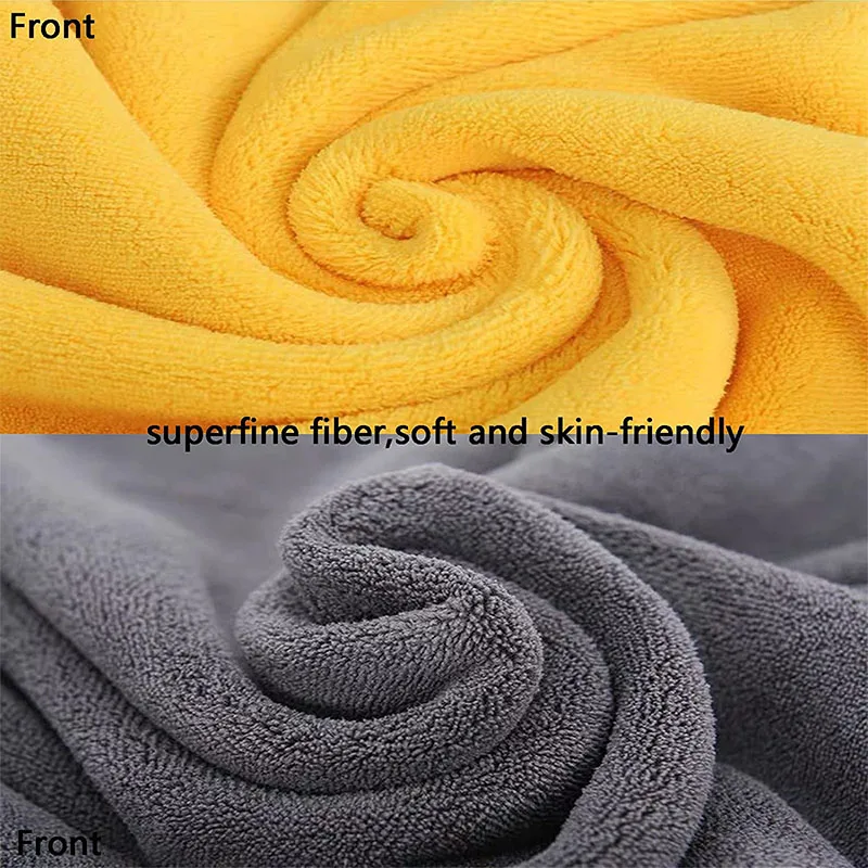 Microfiber Dog Towels For Drying Dogs, Super Absorbent And Soft Pet Cleaning Towel Pet Shower & Bath Supplies