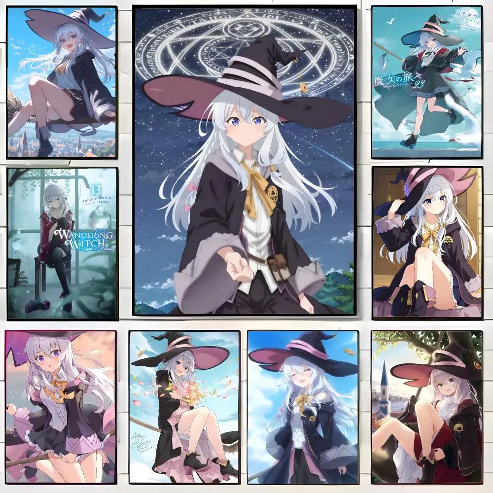 Dreamy Travel Anime W-Wandering Witch The Journey of Elaina Poster Wall Art Print Decorative Mural Home Decor Gift Unframed