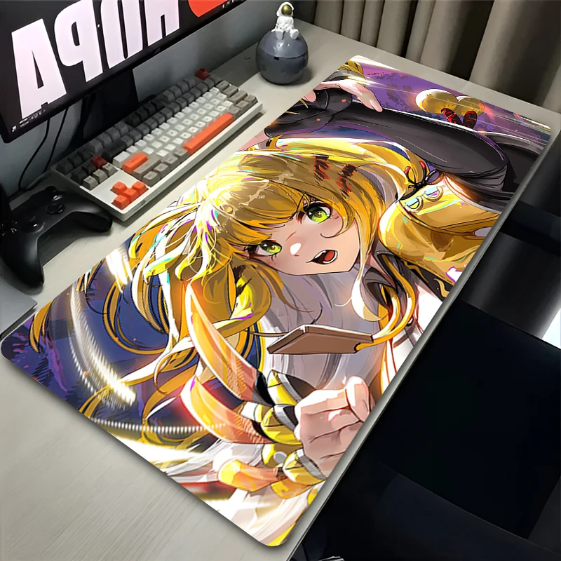 Kawaii Mouse Pad Laptop Zenless Zone Zero Ju Fufu Extended Mousepad Anime Tiger Girl Keyboard Pad PC Gaming Gamer ZZZ Desk Mat