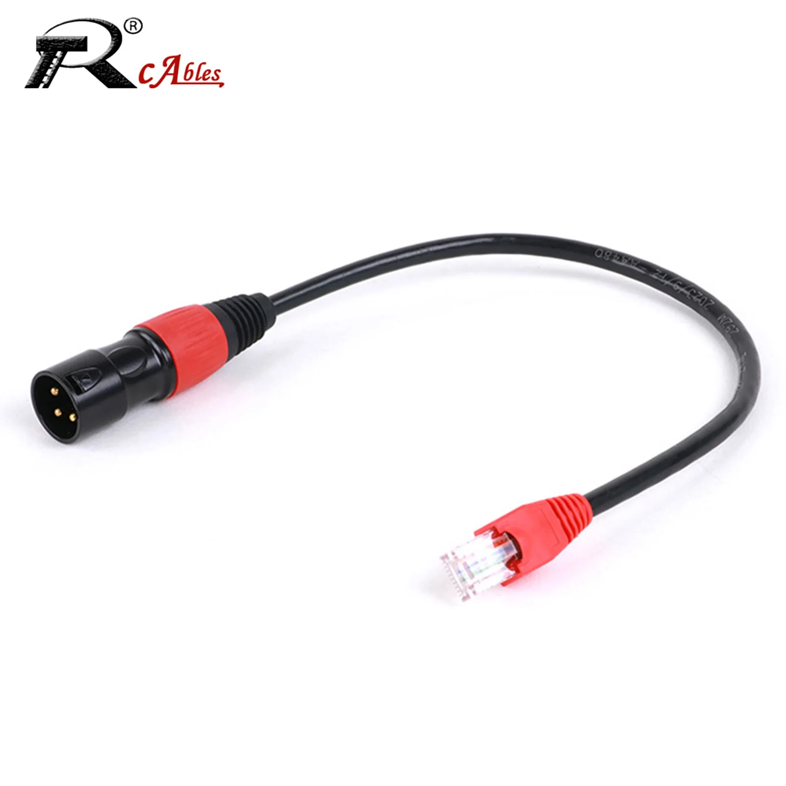 

1PC XLR 3Pin Male to RJ45 Male Audio Network Interface Gold-Plated XLR to RJ45 Audio Signal Transmission CAT5/CAT6 UTP Cable