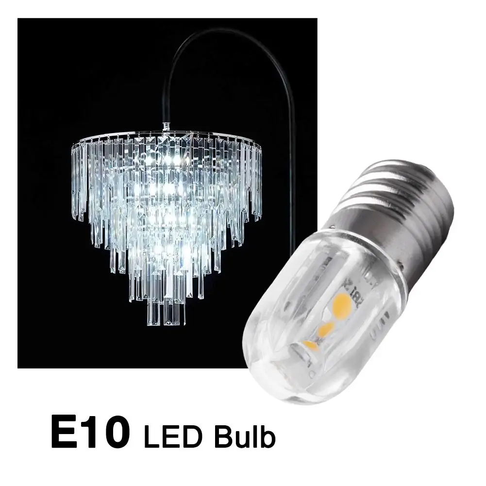 E10 led lampe 6v 12v led lampe ersatz taschenlampe lampe lampe arbeits licht warmweiß für brenner motor fahrrads chein werfer k2g7