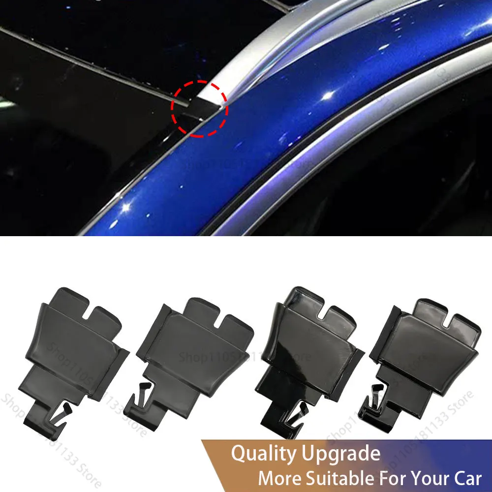 For Mercedes W253 Car Left Right Roof Rail Molding Trim Roof Running Water Cover Plate Plug For GLC Class GLC200 GLC220 GLC300 2
