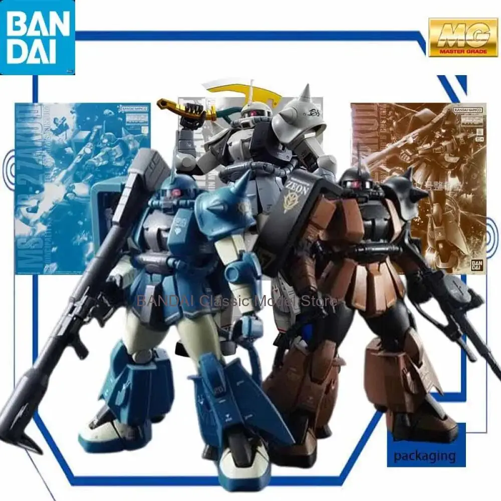

Bandai MG 1/100 MSV MS-06R-2 High Mobility Type Zaku II Late Type Ver.2.0 Assembly Model Kit Mecha Action Figure Collectible Toy
