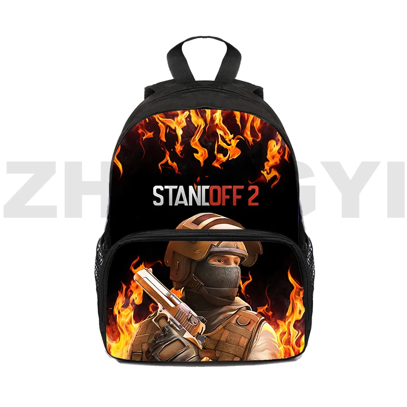 Fashion 3D Standoff 2 Backpack for School Teenagers Girls 16 Inch fashion causal Game Bookbag Daily Female Travel Knapsack