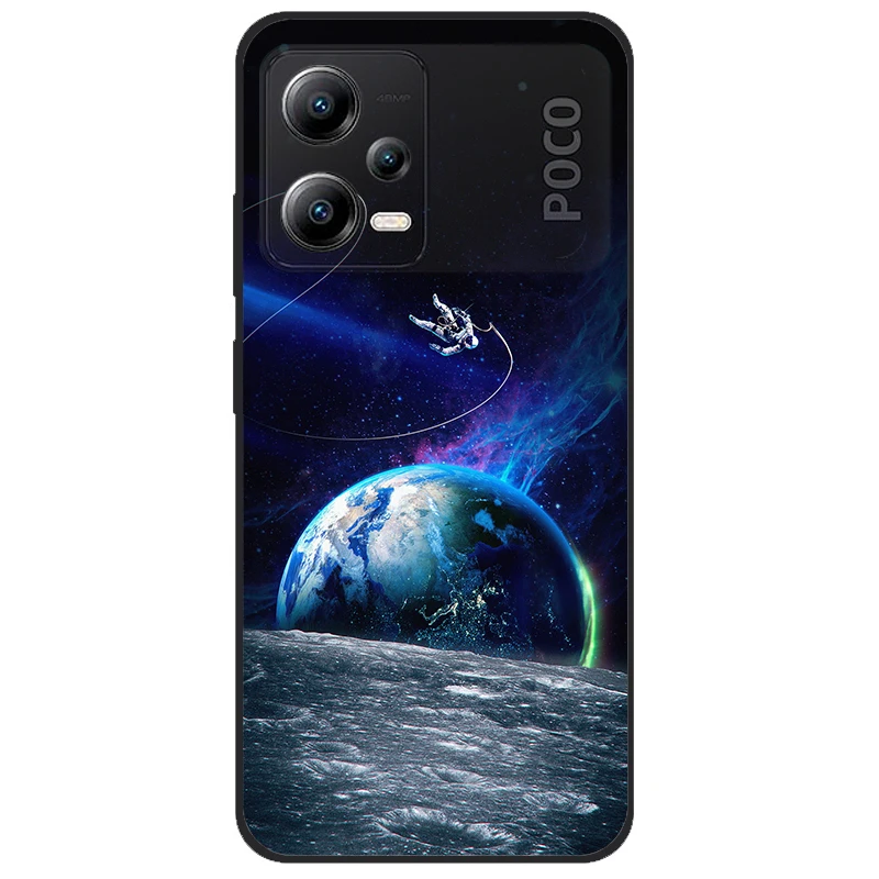 For Xiaomi Poco X5 5G Case 2023 Silicone Shockproof Soft TPU Phone Cover For Xiaomi Poco X5 Pro Funda POCOX5 X5Pro Capa Cartoon