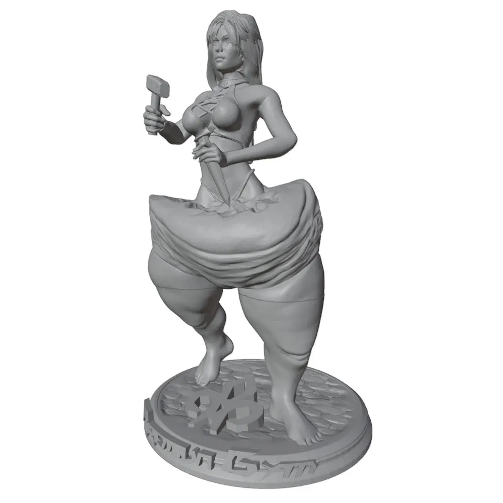 1/24 75mm Sexy Girl Resin Model Kits GK Miniature 3D Printed Gray Model Figurine DIY Doll Model Unassembled And Unpainted