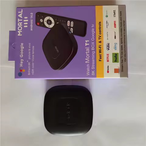 Global Version Mortal T1 Smart TV Box Android 13.0 OS 4K Media Player Dual Wifi Allwinner H313 TV Box Bluetooth Set Top Box