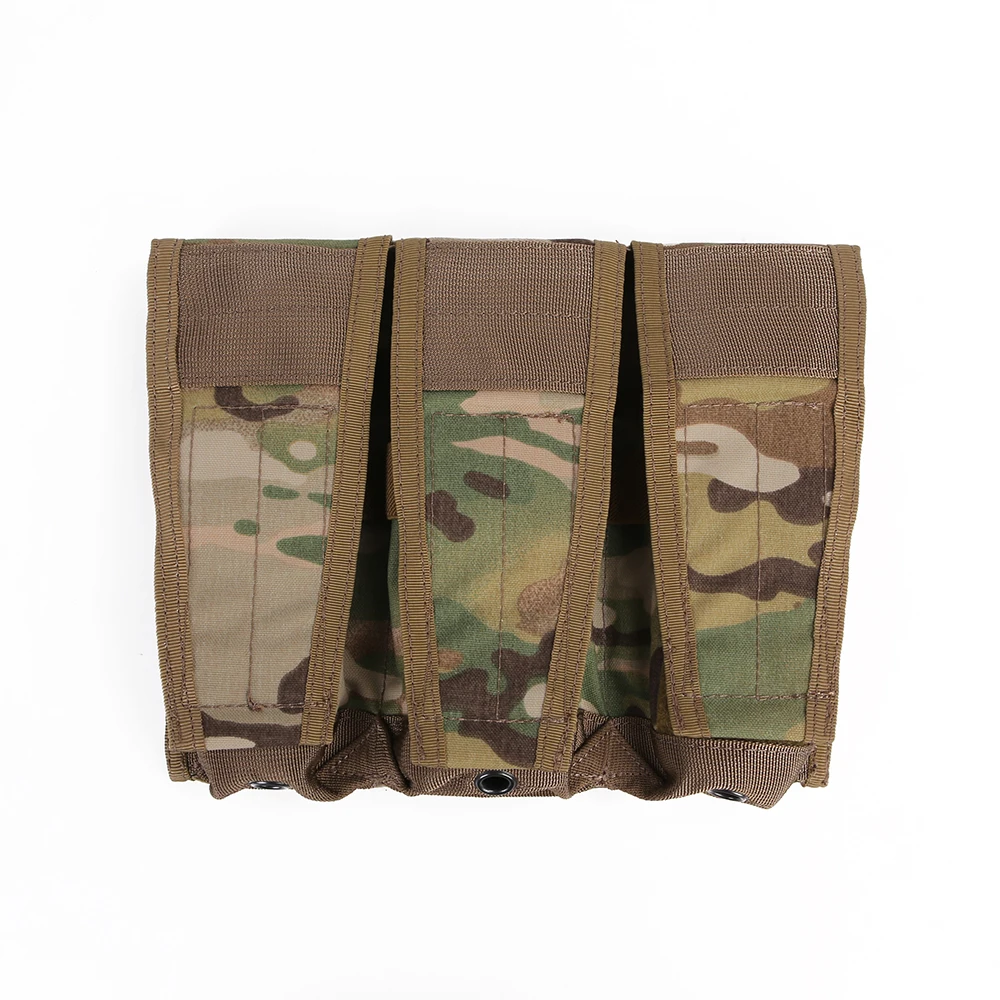 Emersongear Tactical Flap Triple Magazine Pouch Mag Storage Purposed Bag Molle For Hunting Vest Plate Carrier Airsoft Wargame