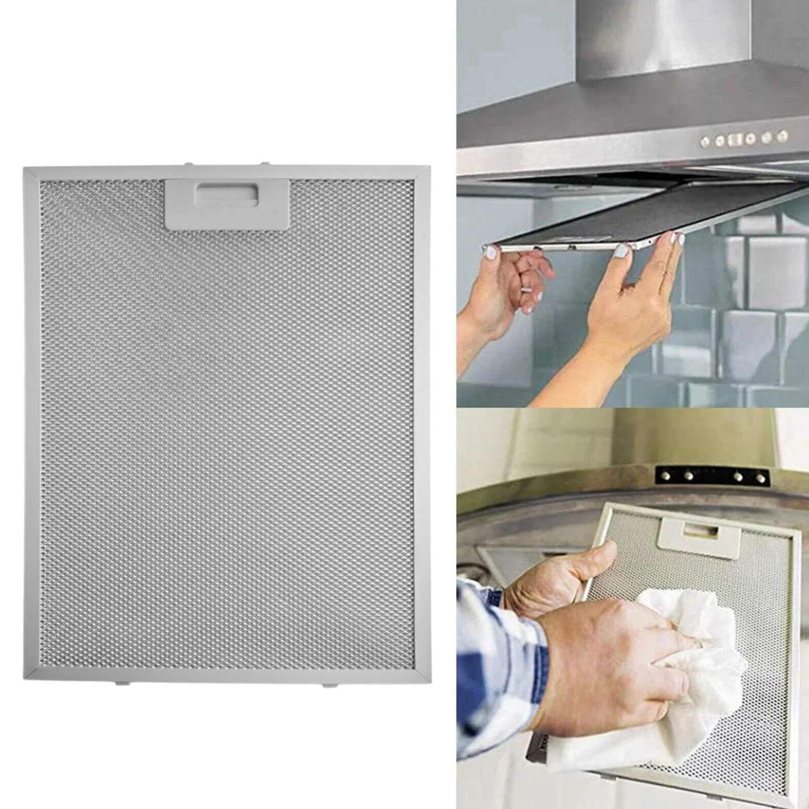 The Essential Addition To Any Kitchen This Silver Cooker's Ventilation System Fits Perfectly at Size 400 x 275 x 9 mm