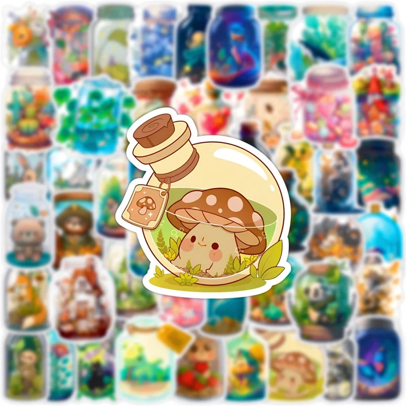 10/30/50PCS Cartoon World Children's PVC Sticker Aesthetic Decoration Scrapbooking Korean Stationery School Supplies for Kids