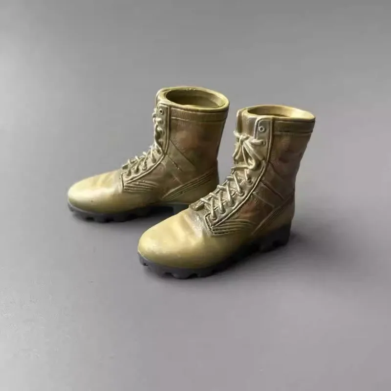 1/6 Scale Modern US Military Tactical Boots Handmade Female Soldier Hollow Plastic Shoes Model for 12inch Action Figure Toys