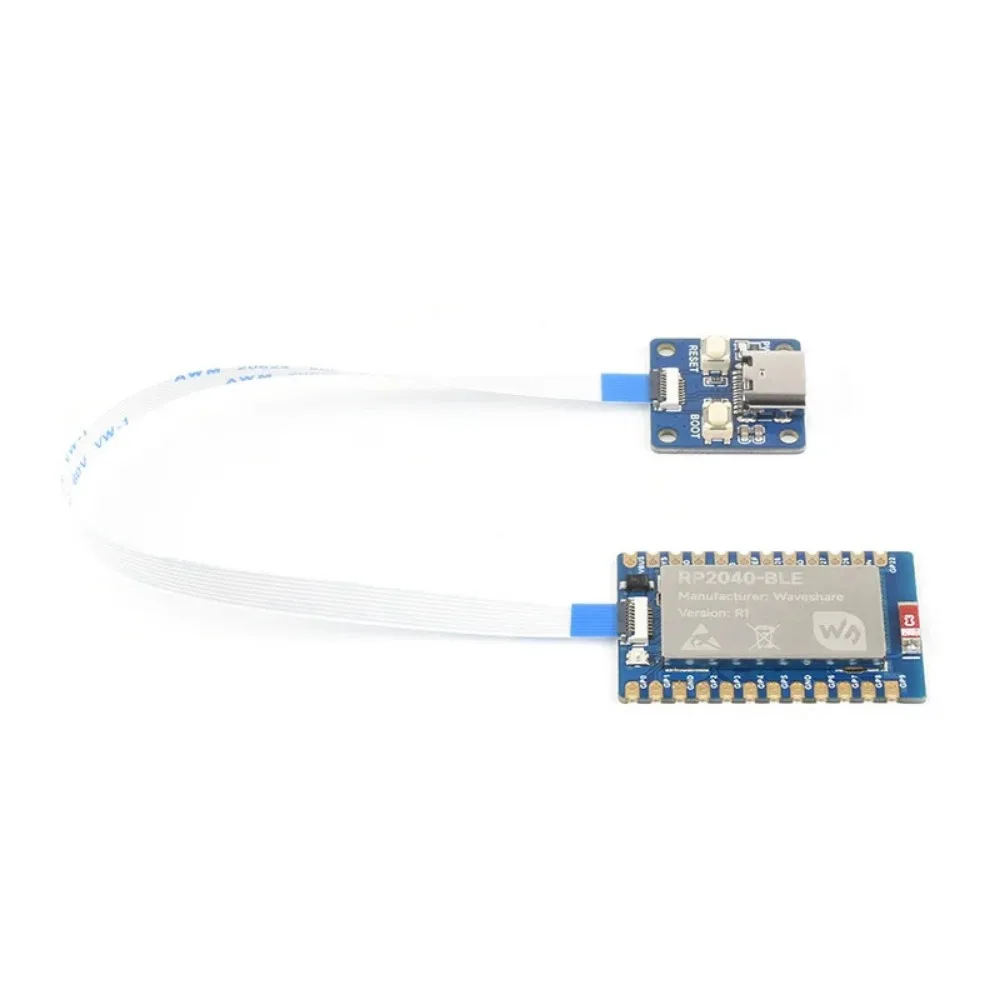 Microsnow RP2040-BLE Microcontroller Bluetooth Development Board Bluetooth 5.1 Dual Mode Split USB Interface