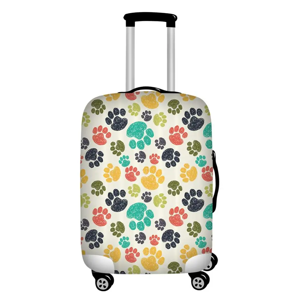 Cute Cat Claw Luggage Cover Dust-proof Thick Elastic Case for Suitcase 18-32 Inch Travel Cover Zipper Closure Travel Accessories