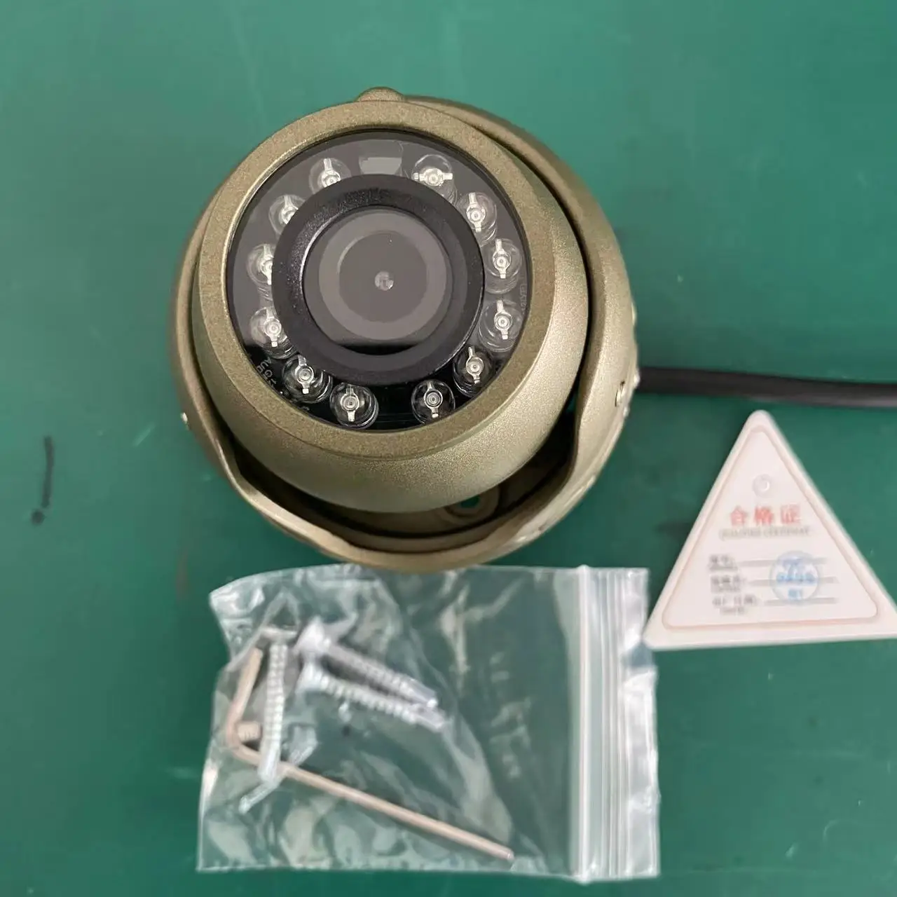 HD Vehicle Security Camera (720P/1080P) – Mini Dome CCTV Surveillance with IR Night Vision, Audio & Metal Housing for Truck, Bus, Taxi & Fleet Safety image