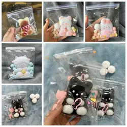 Cute Cat Cartoon Bear Squeeze Toys Sensory Toy TPR Pinch Decompression Toy Fidget Toy Lamb Cartoon Fidget Toy Kid