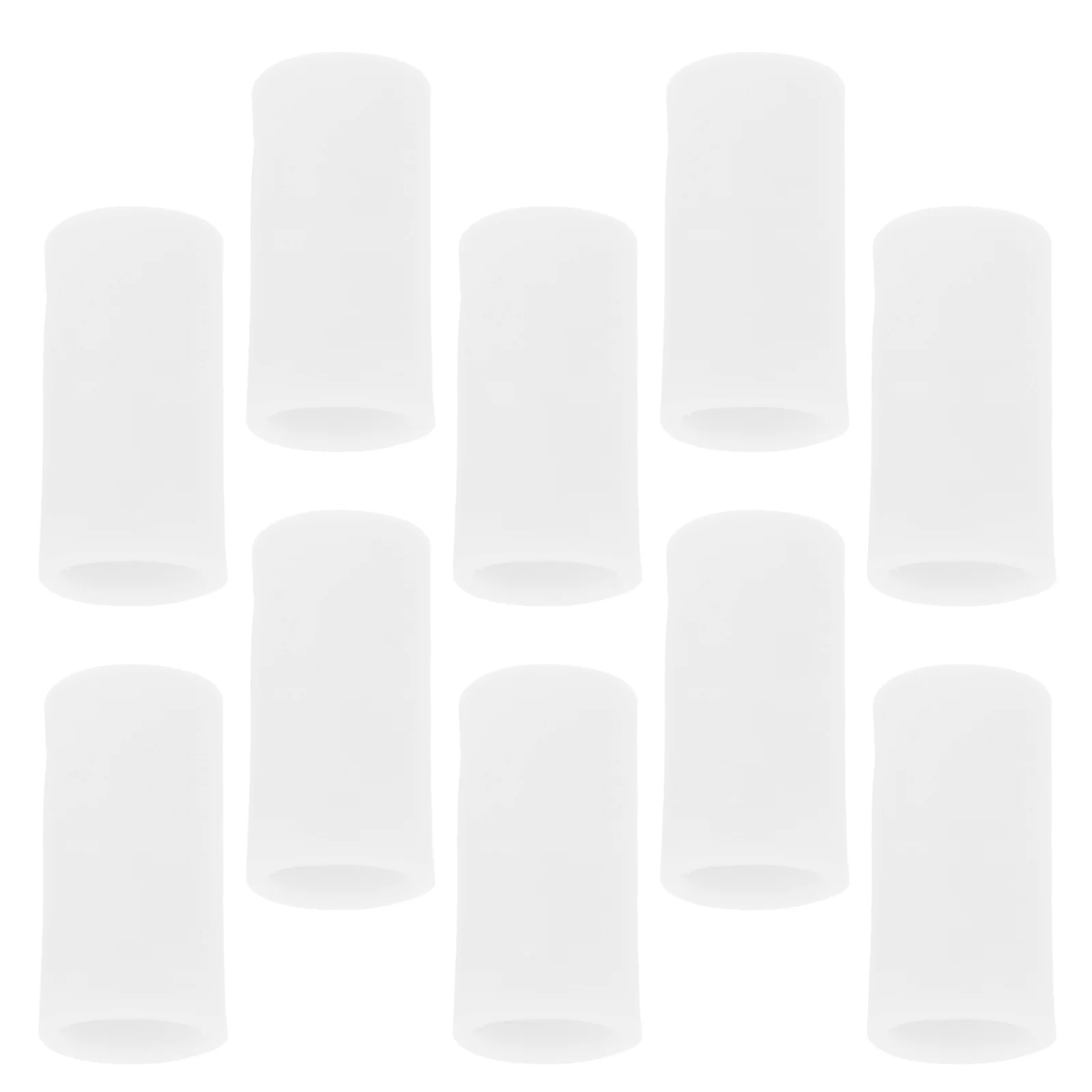 

10pcs Anti-Friction Finger Sleeves Reusable Silicone Joint Protectors Breathable For Sports Typing Painting Gardening Work