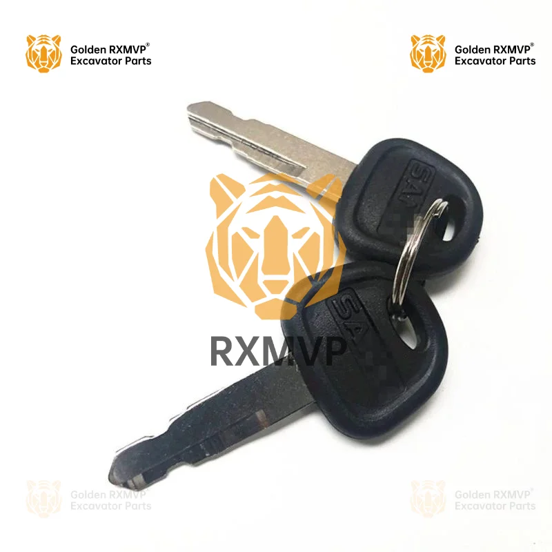 For Sany Excavator Parts Sy 65 75-9 135-8 Excavator Original Key Ignition Key Excavator Accessories