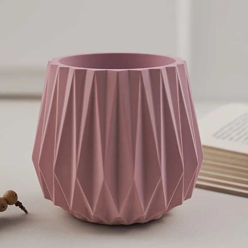 Resin silicone mold, multi-sided rhombic silicone mold. Desktop fragrance decoration storage base, can be DIY to make the mold. - view 6