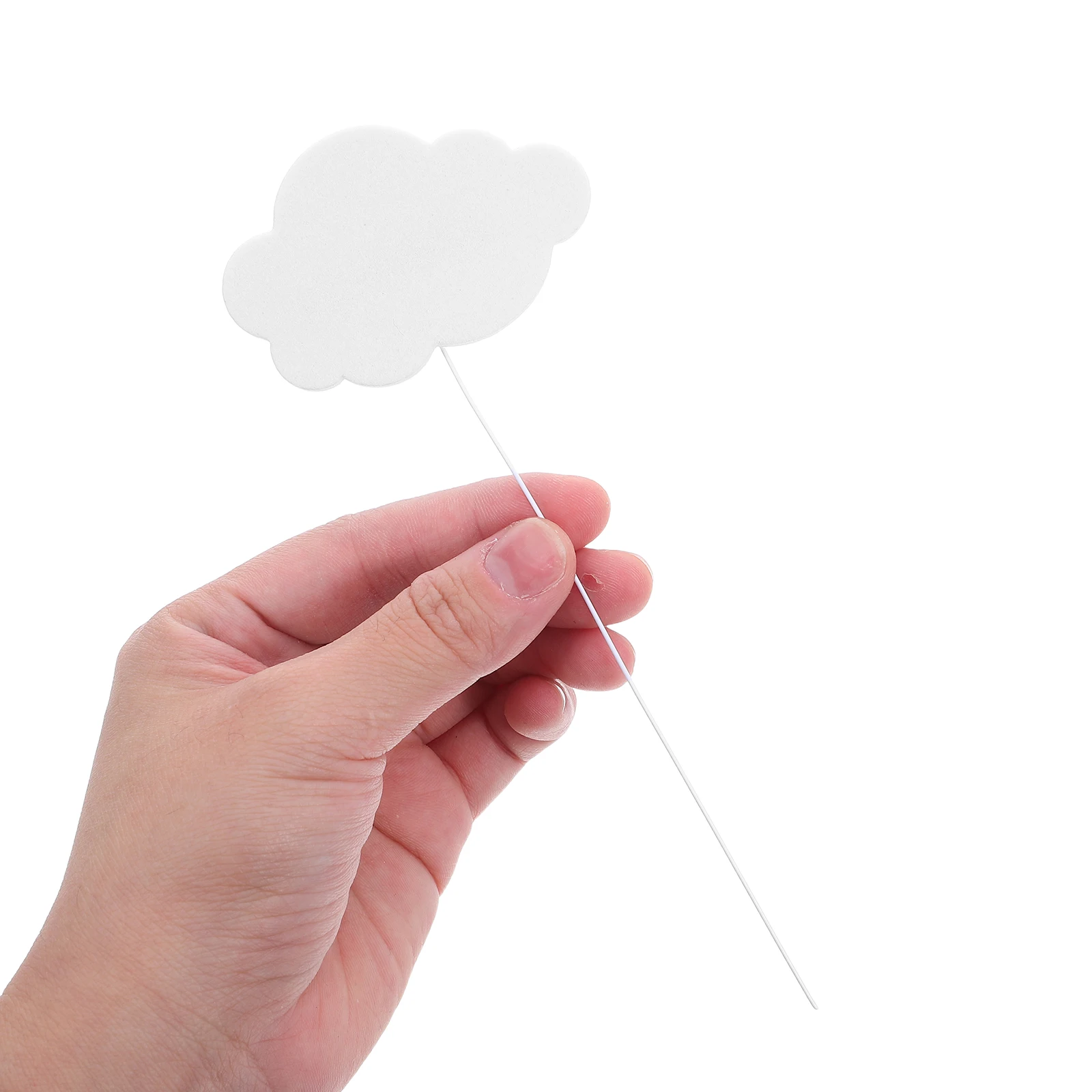 

300pcs Cloud Cake Topper White Cloud Cupcake Toppers Baking Decorations For Birthday Shower Wedding Party Cake Inserts