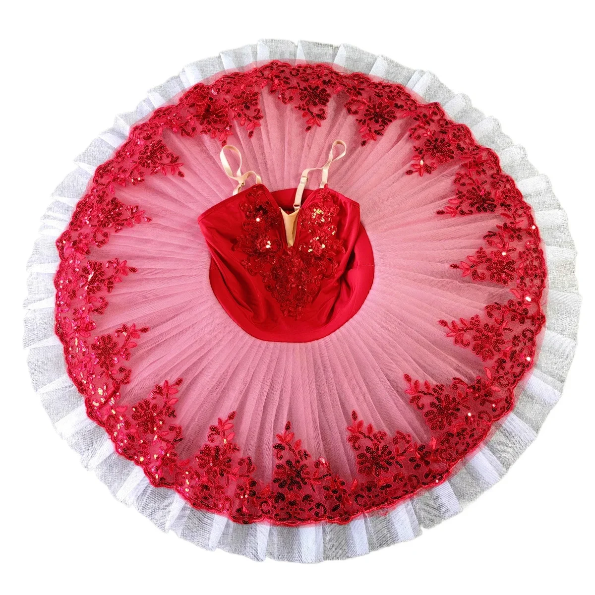 

Одежда для танцев для девочек, костюм для живота, трико для девочек, красная балетная юбка-пачка, костюмы