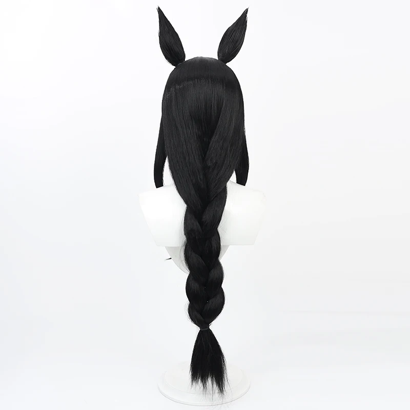 Juego Uma Musume Pretty Derby Manhattan Cafe Cosplay peluca orejas cola disfraz de Halloween Prop pelo sintético fibra resistente al calor