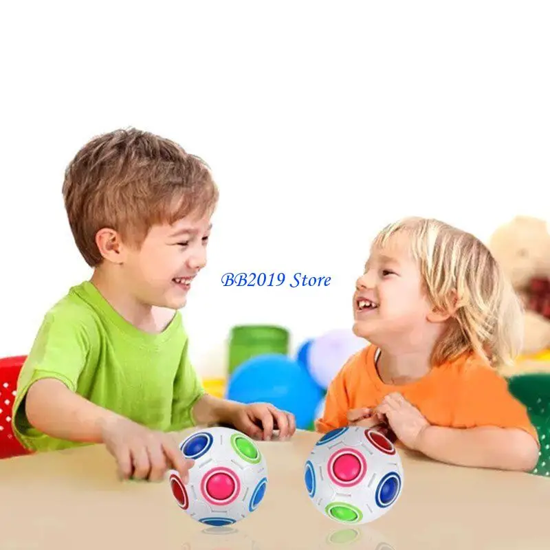 Q0KB Decompressie speelgoed Mini Pinch Ball Therapy Toy Education Interactive Cube Puzzle