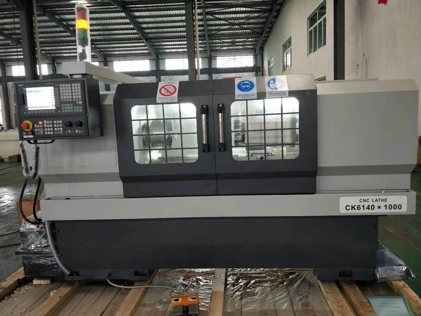 CZK6180 Flat Bed Automatico Paralelo Torno Cnc Para Metal