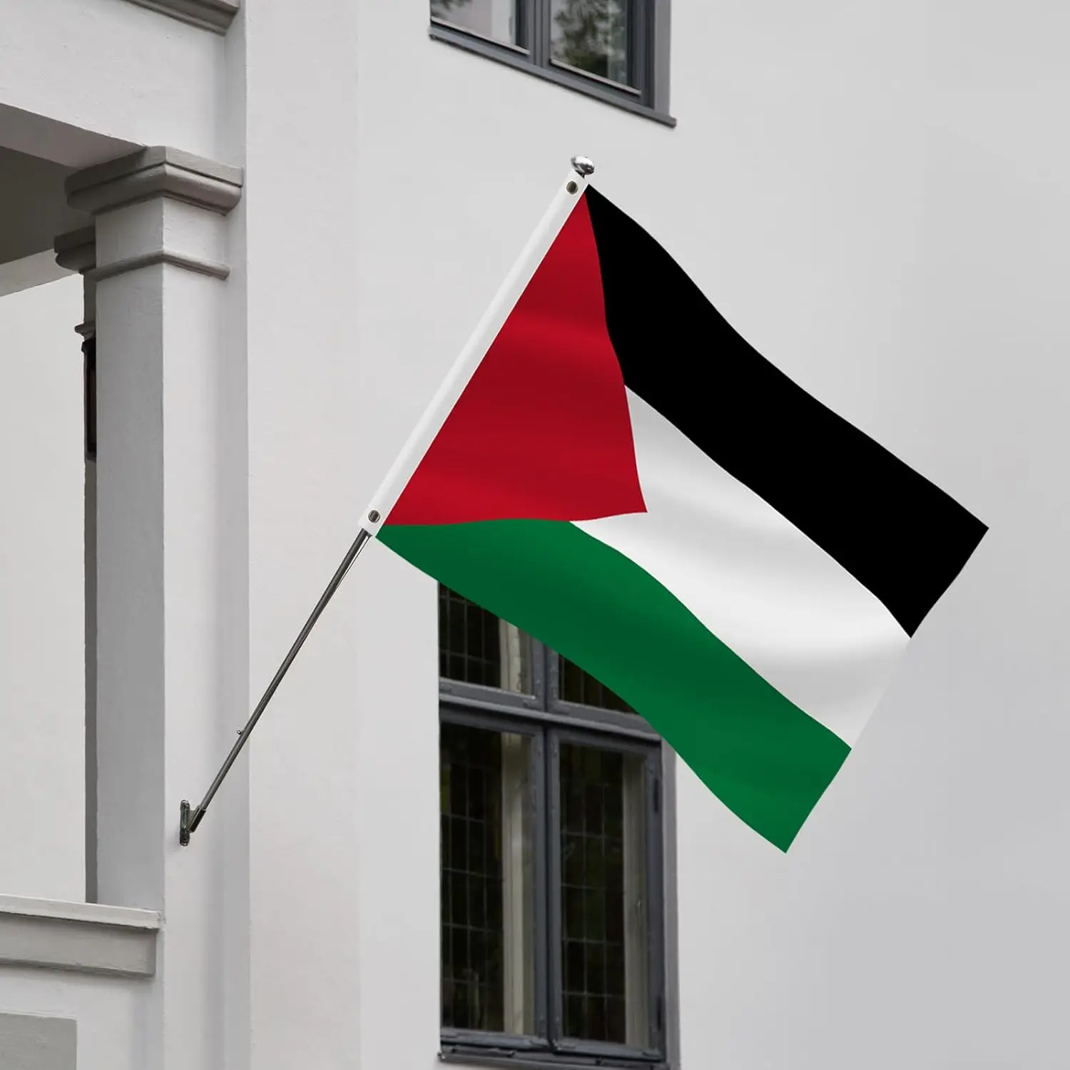 National flag Polyester Vertical Large Yard Flag Palestine 150x90cm Hanging High Quality Gaza Banner