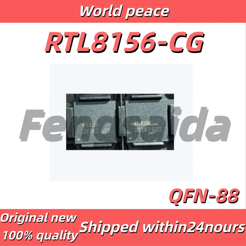 1PCS/100% Brand new original RTL8156-CG RTL8156 RTL8156 chip USB network card, packaged in QFN88