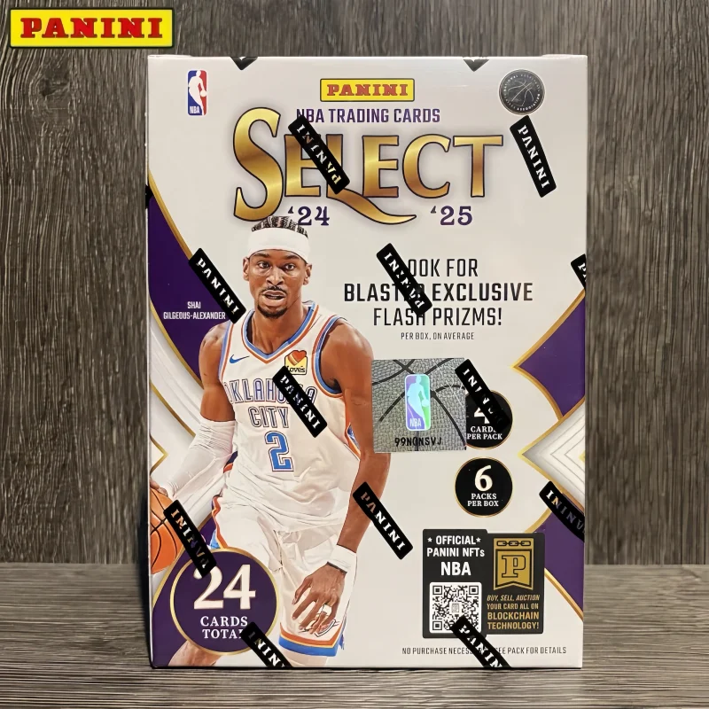 

PANINI Official Genuine 2024-25 Select Basketball (NBA Trading Cards) Blaster Hanger Mega Box NBA Figures Collectible Cards Gift