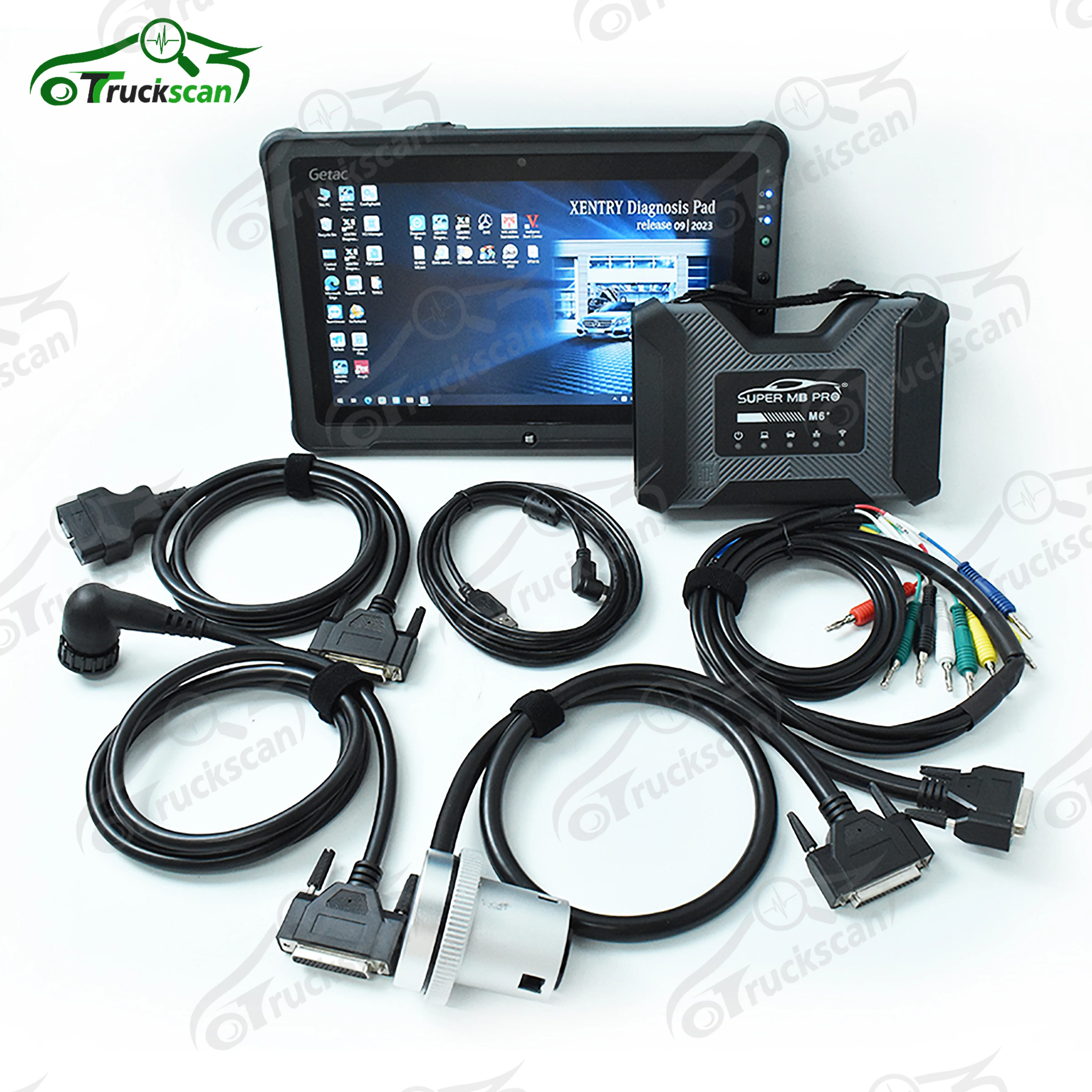 

Newest SUPER MB Pro M6 Diagnosis V CI with Multiplexer XENTRY for Benz Car Truck Diagnostic Tool PK C4 C5 C6 and F110 Tablet