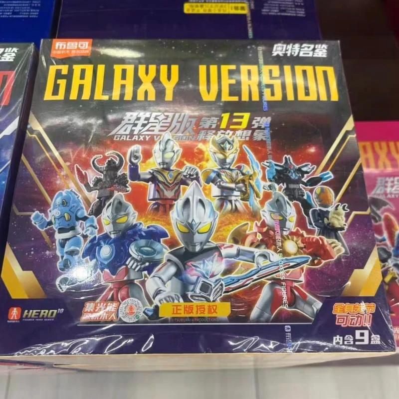 

Подлинные Blokees Ultraman Blockman Star Edition Blind Box Series15-7 Фигурки в сборе Модель Настольный орнамент Подарок на день рождения