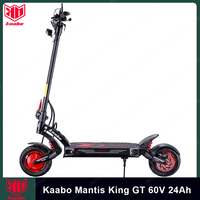 EU Stock Kaabo Mantis King GT 60V 24Ah Battery TFT Display 2*1100W Motor 70km/h Full Hydraulic Brake IPX5 WaterProof E-Scooter