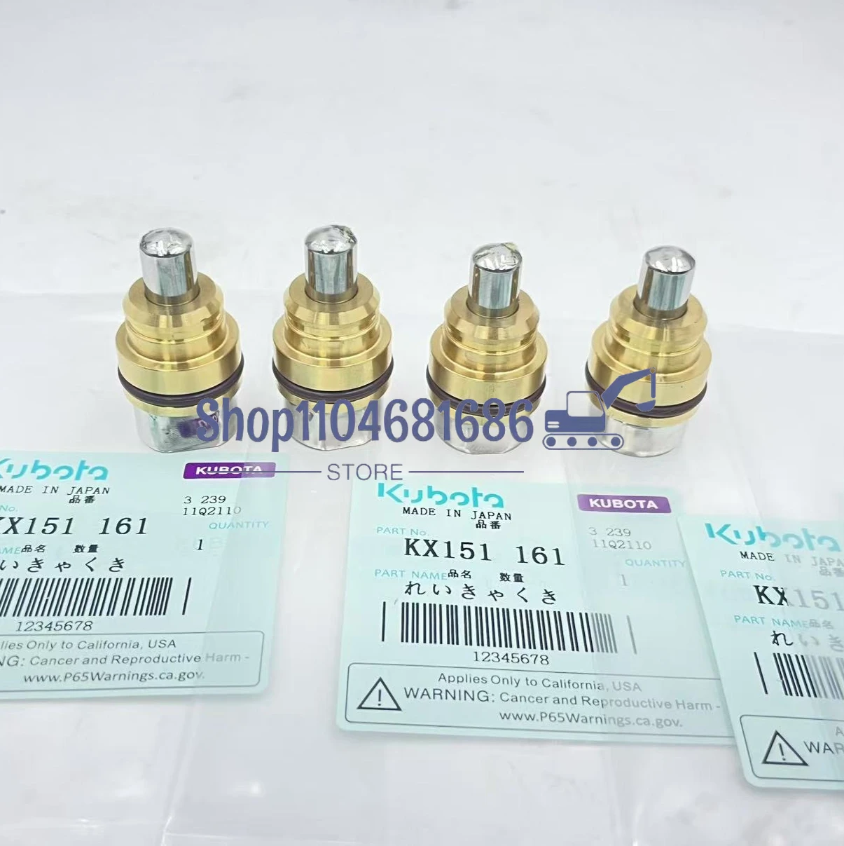 

4pcs/lot For KUBOTA KX151 161 30U 185 155 161 163 25 35U Joystick Handle Bullet Pusher Manufacturer Directly Hydraulic Walking