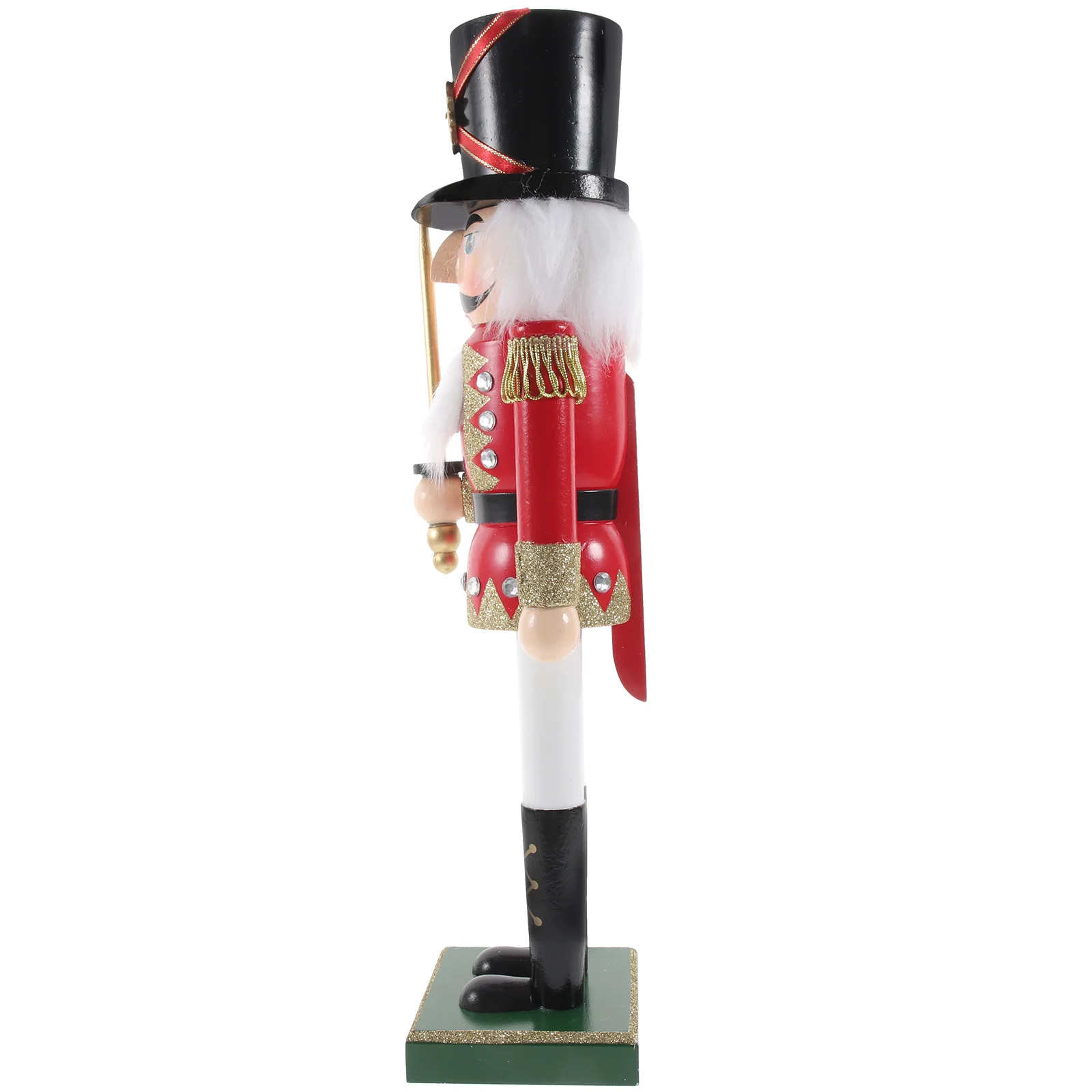 

Christmas Nutcracker Wooden Decor 38CM Green Soldier nament Home Car Bedroom Xmas Gift Idea Figurine