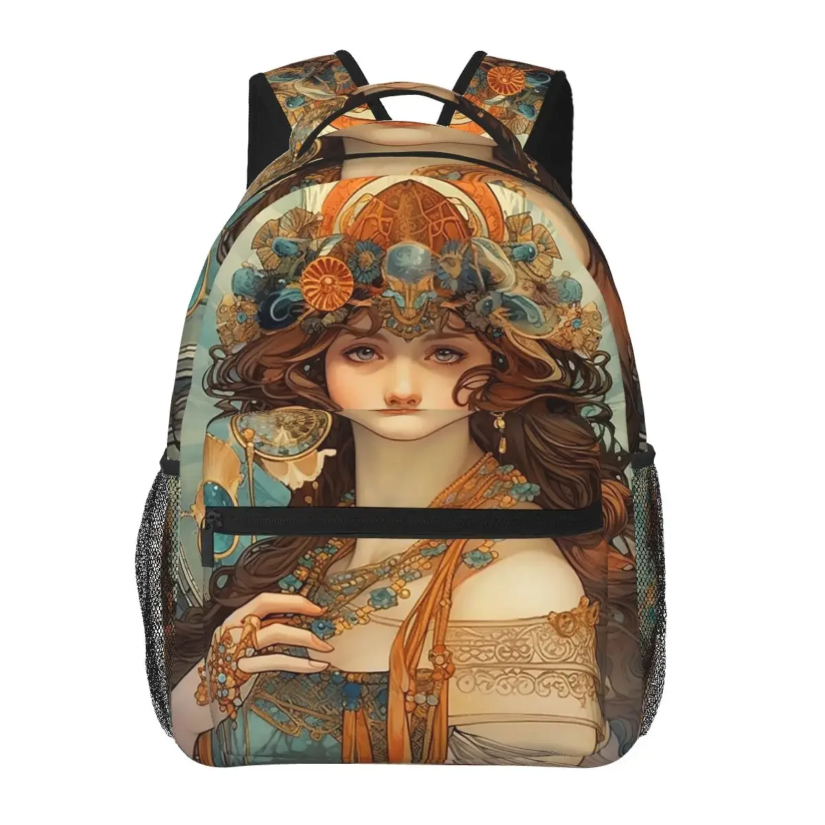 

Cosmic Princess Backpacks Boys Girls Bookbag Students School Bags Cartoon Travel Rucksack Shoulder Bag Large Capacity